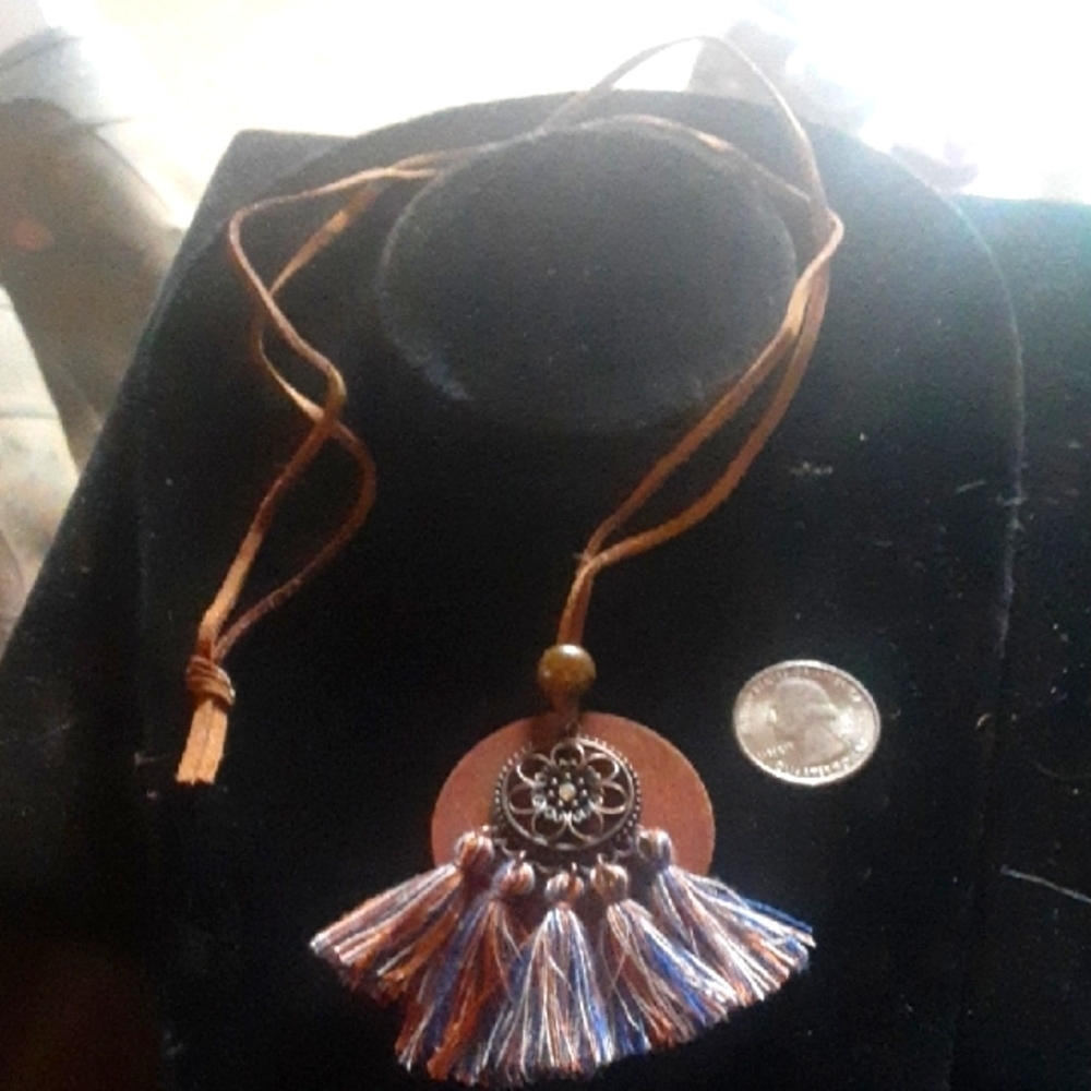 Bohemian Tassel Pendant Necklace